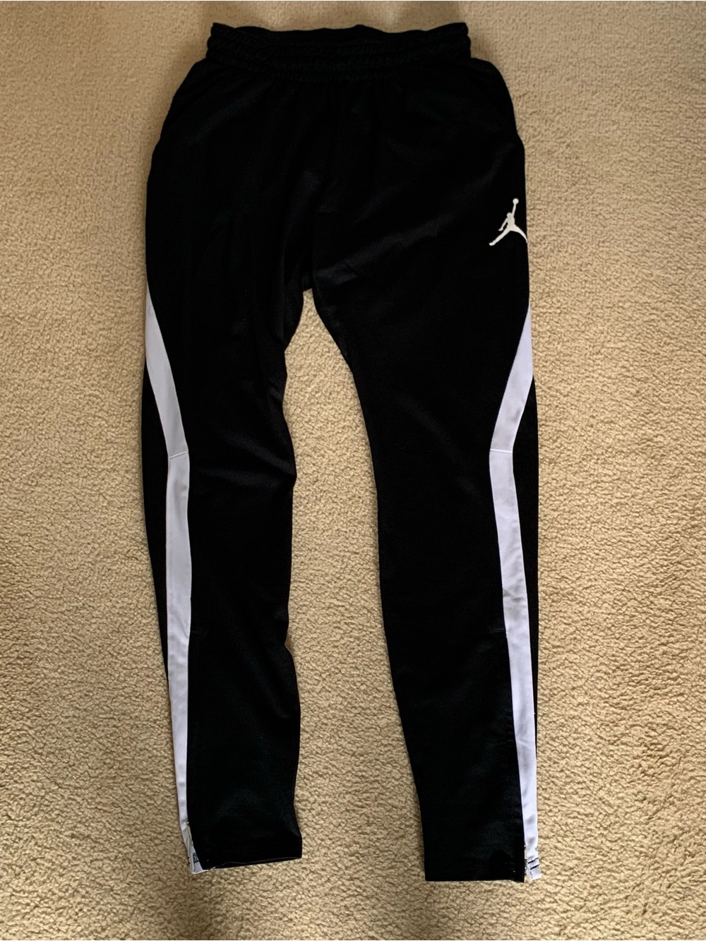 Jordan Black & White Athletic Joggers